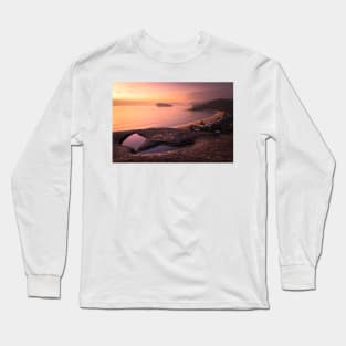 Foggy Pearl Beach Dawn Long Sleeve T-Shirt